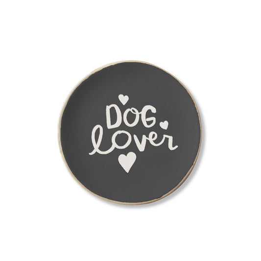 Dog Lover Small Round Tray