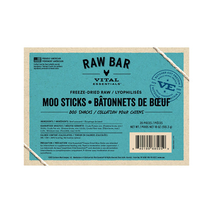 Freeze Dried Raw Moo Sticks