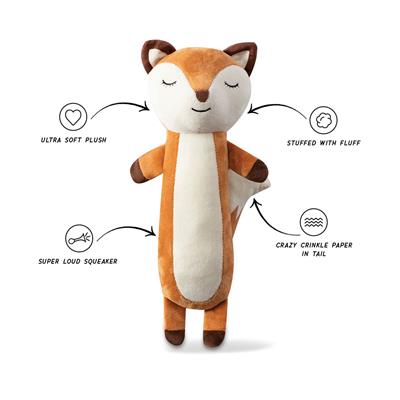 For Fox Sake Plush Dog Toy