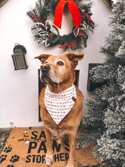 Oh Christmas Treat Bandana (Reversible)