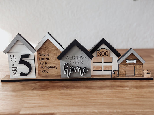 Personalized Family House Sign